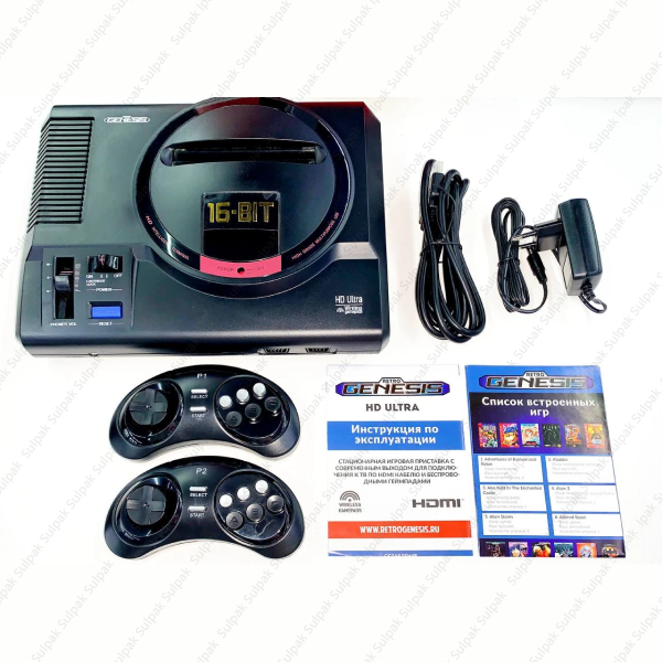Игровая консоль Retro Genesis Sega ZD-06 HD Ultra + 225 игр