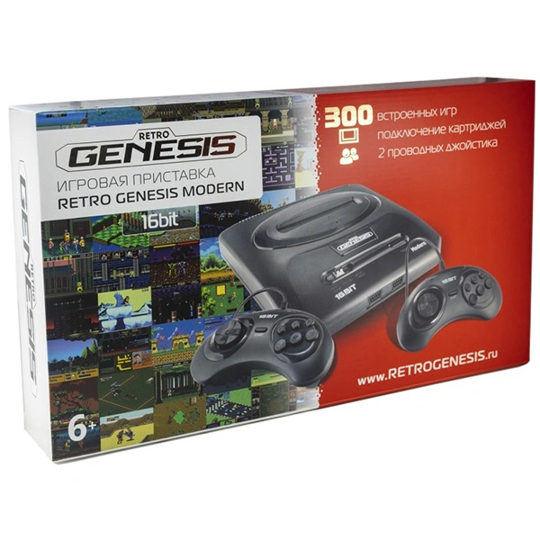 Игровая консоль Retro Genesis ZD-04a Sega Modern + 300 игр - фото 2