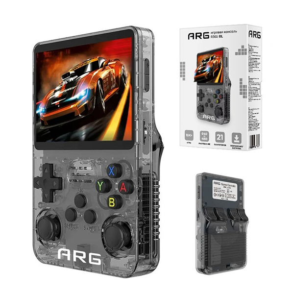 Игровая консоль ARG R36S black