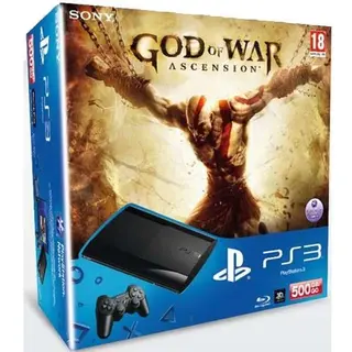 Игровая консоль Sony PlayStation 3 500Gb Black + God of War Ascension(RUS)