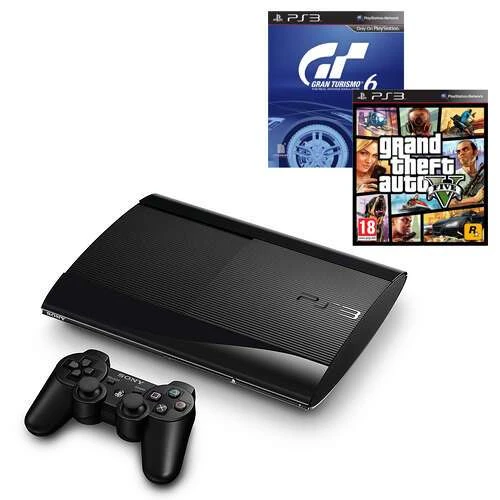 Игровая консоль Sony PlayStation 3 500GB + Grand Turismo 6 + GTA5