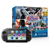 Игровая консоль Sony PS Vita 2000 + Mega Pack Action + карта памяти 8Гб