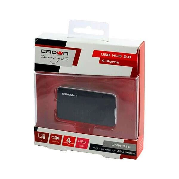 USB хаб Crown CMH-B19 - фото 2
