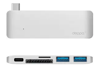 Адаптер Deppa для MacBook USB-C 5в1 (72218)