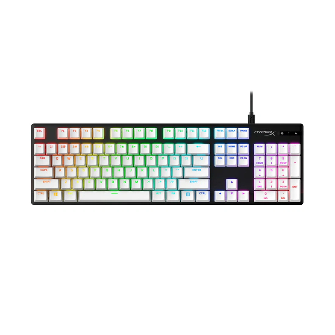 Набор кнопок на клавиатуру HyperX PBT Keycaps Full Key Set (White) 519T5AA#ACB  - фото 6