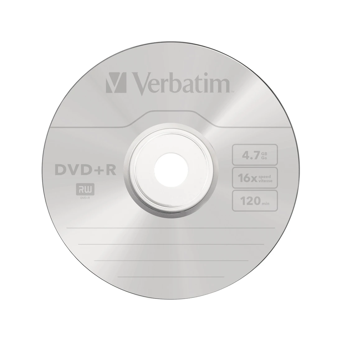 Диск DVD+R Verbatim (43550) 4.7GB 50штук Незаписанный 