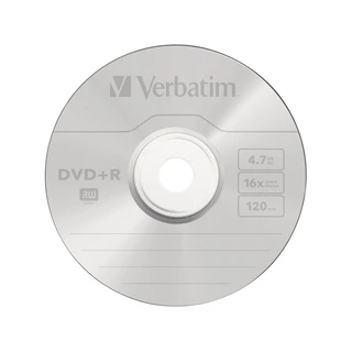 Диск DVD+R Verbatim (43500) 4.7GB 25штук Незаписанный 