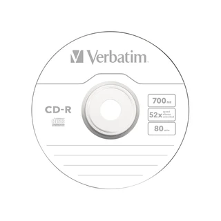 Диск CD-R Verbatim (43351) 700MB 50штук Незаписанный 