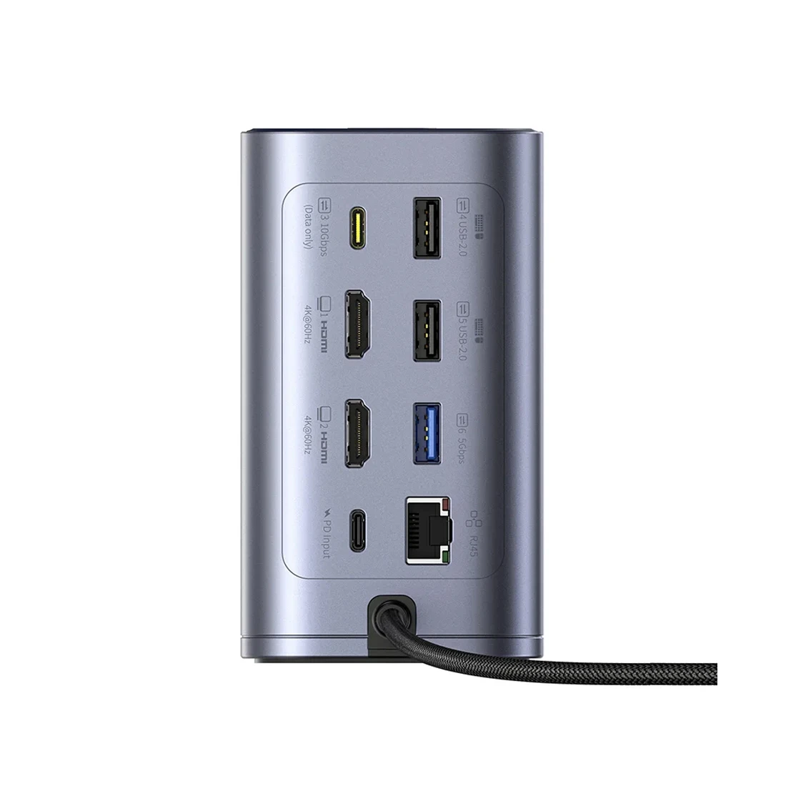 Док-станция Baseus NU1 Air Spacemate 12-in-1 Grey (B00568103813-00) 