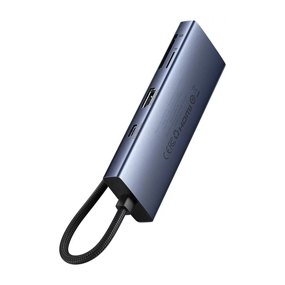 Док-станция Baseus UltraJoy Series 7-Port HUB Docking Station Space Grey  - фото 6