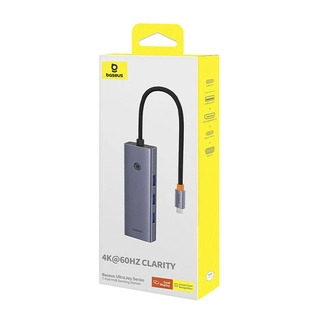 Док-станция Baseus UltraJoy Series 7-Port HUB Docking Station Space Grey  - фото 3