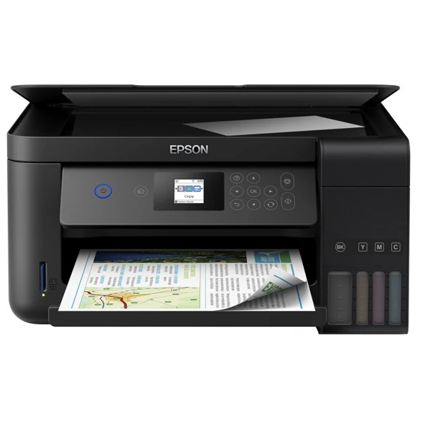 Струйное МФУ Epson L4160 (СНПЧ, Wi-Fi, цветная печать)