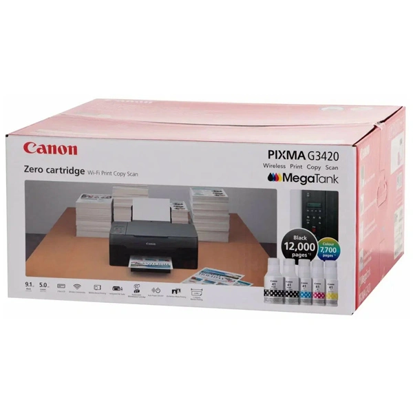Струйное МФУ Canon Pixma G3420 (СНПЧ, Wi-Fi, цветная печать) - фото 11