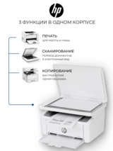 Лазерное МФУ HP LaserJet M141a (черно-белая печать) - фото 4