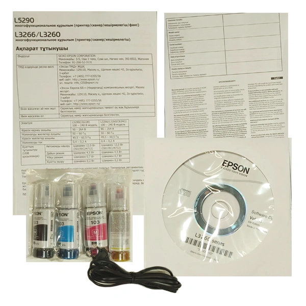 Струйное МФУ Epson L3260 (СНПЧ, Wi-Fi, цветная печать) - фото 8