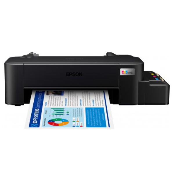 Epson сиялы принтері L121 (СНПЧ, түрлі түсті басып шығару)