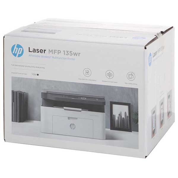 Лазерное МФУ HP Laser 135wr (Wi-Fi, черно-белая печать)
