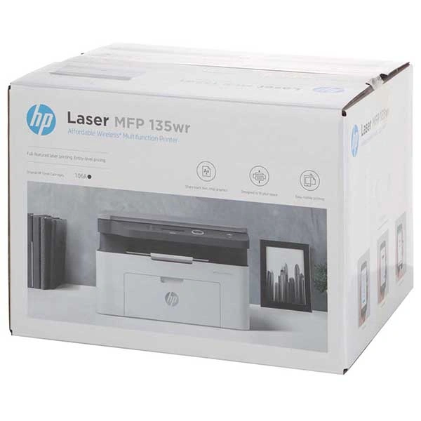 Лазерное МФУ HP Laser 135wr (Wi-Fi, черно-белая печать) - фото 4