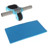 Ролик для пресса 2 колеса, с ковриком, цвета микс  - фото 6