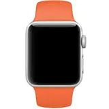 Ремешок Apple 42mm Spicy Orange Sport Band S/M & M/L (MQUW2) - фото 2