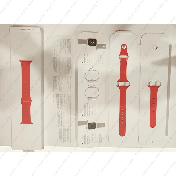 Apple бауы 41mm (PRODUCT)RED Sport Band Regular (MKUD3ZM/A) - фото 4