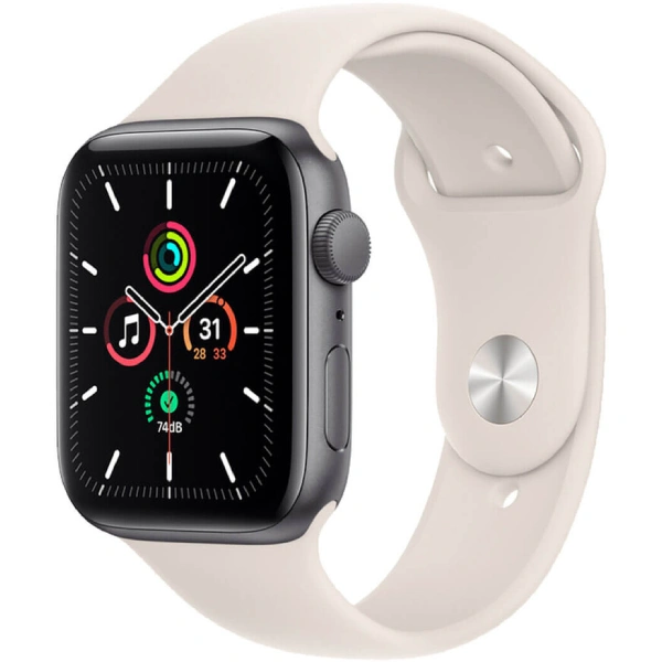 Ремешок Apple 45mm Starlight Sport Band Regular (MKUU3ZM/A) - фото 3