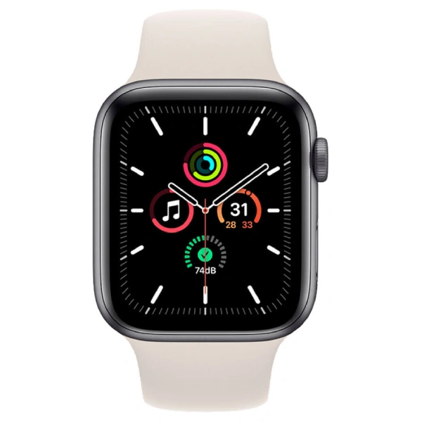 Ремешок Apple 45mm Starlight Sport Band Regular (MKUU3ZM/A) - фото 2