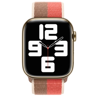 Ремешок Apple 41mm Pink Pomelo/Tan Sport Loop Regular (ML2P3ZM/A)