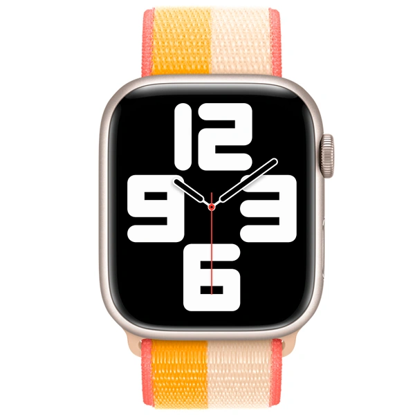 Ремешок Apple 45mm Maize/White Sport Loop Regular (ML2Y3ZM/A) - фото 2