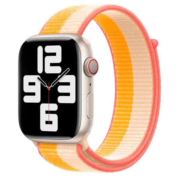 Ремешок Apple 45mm Maize/White Sport Loop Regular (ML2Y3ZM/A) - фото 3