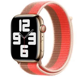 Ремешок Apple 45mm Pink Pomelo/Tan Sport Loop Regular (ML303ZM/A)