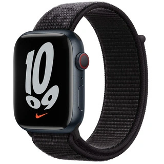 Ремешок Apple 45mm Black Nike Sport Loop Regular (ML343ZM/A)
