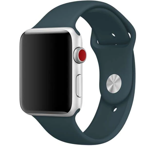 Ремешок Apple 42mm Dark Teal Sport Band S/M & M/L (MQUX2) - фото 3