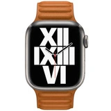 Ремешок Apple 41mm Golden Brown Leather Link M/L (ML7L3ZM/A) - фото 2