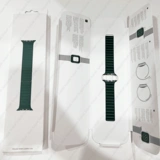 Apple бауы 41mm Sequoia Green Leather Link S/M (ML7P3ZM/A) - фото 4