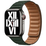Ремешок Apple 41mm Sequoia Green Leather Link M/L (ML7Q3ZM/A) - фото 3