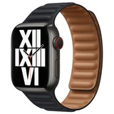 Ремешок Apple 41mm Midnight Leather Link S/M (ML7R3ZM/A) - фото 3