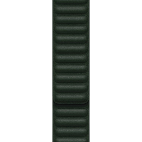 Ремешок Apple 45mm Sequoia Green Leather Link S/M (ML7Y3ZM/A)
