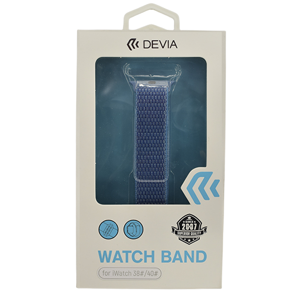 Devia бауы Apple Watch  (40mm ) Blue-ге арналған