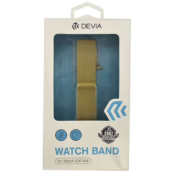 Devia бауы Apple Watch (44mm ) Gold-қа арналған