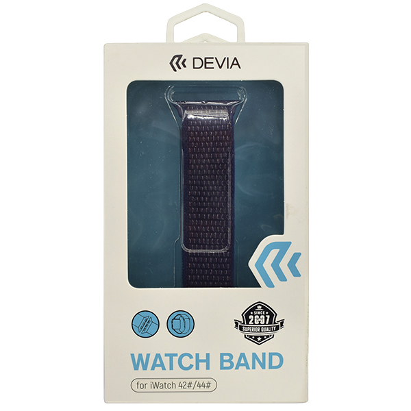 Devia бауы Apple Watch (44mm ) Indigo-ға арналған