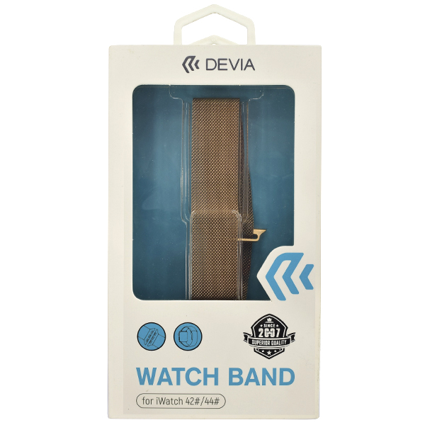 Devia бауы Apple Watch (44mm ) Rose Gold-қа арналған