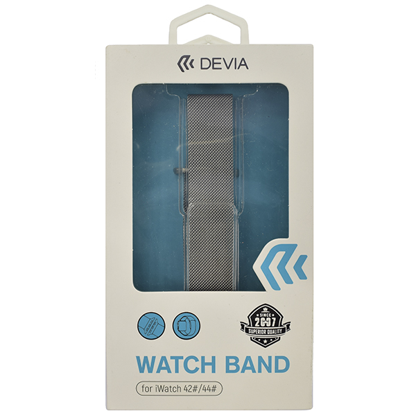 Ремешок Devia для  Apple Watch  (44mm ) Silver