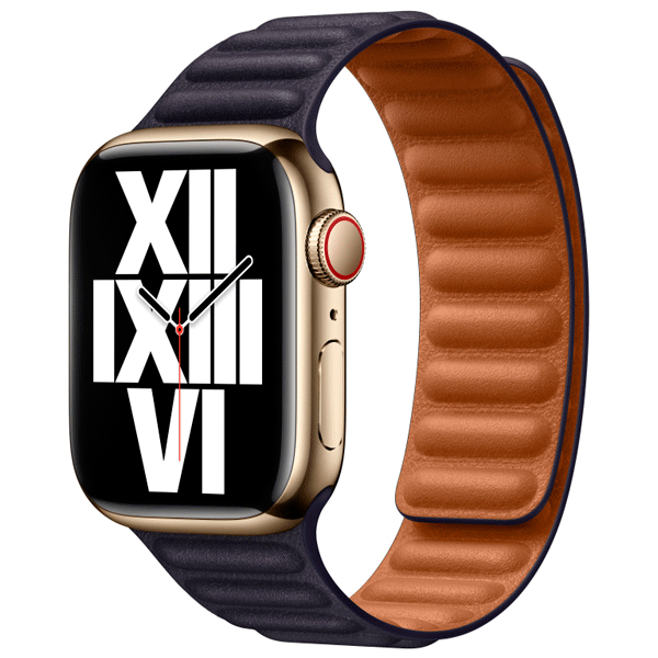 Ремешок Apple 41mm Ink Leather Link - S/M (MP833ZM/A)