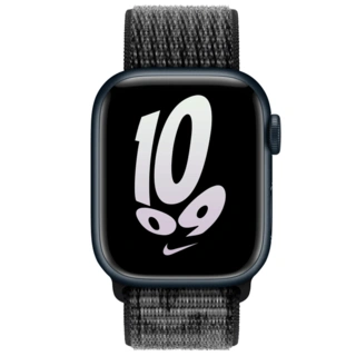 Ремешок Apple 45mm Black/Summit White Nike Sport Loop (MPJ13ZM/A)