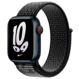 Ремешок Apple 45mm Black/Summit White Nike Sport Loop (MPJ13ZM/A) - фото 2