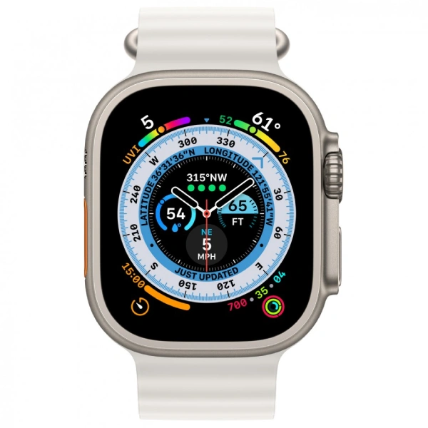 Ремешок Apple 49mm White Ocean Band (MQE93ZM/A) - фото 2
