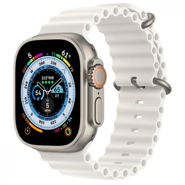 Ремешок Apple 49mm White Ocean Band (MQE93ZM/A) - фото 3