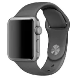 Ремешок Apple Watch Black Sport Band with Space Gray Stainless Steel Pin (MJ4N2) - фото 3