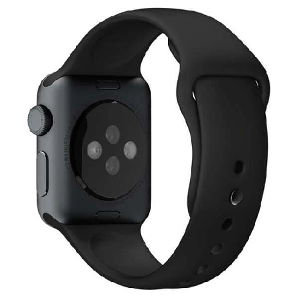 Ремешок Apple Watch Black Sport Band with Space Gray Stainless Steel Pin (MJ4N2) - фото 4